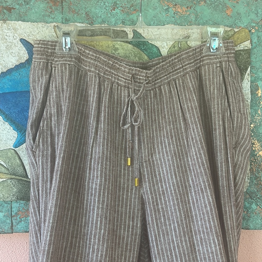 Ellen Tracy Linen Pants M